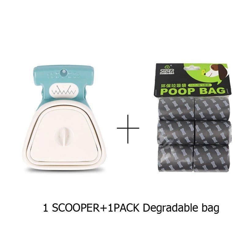 Pet Travel Foldable Pooper Scooper Dog Pooper Scooper For Large Dog-Portable Sanitary Dog Waste-Heavy Duty Dog Waste Cleaner